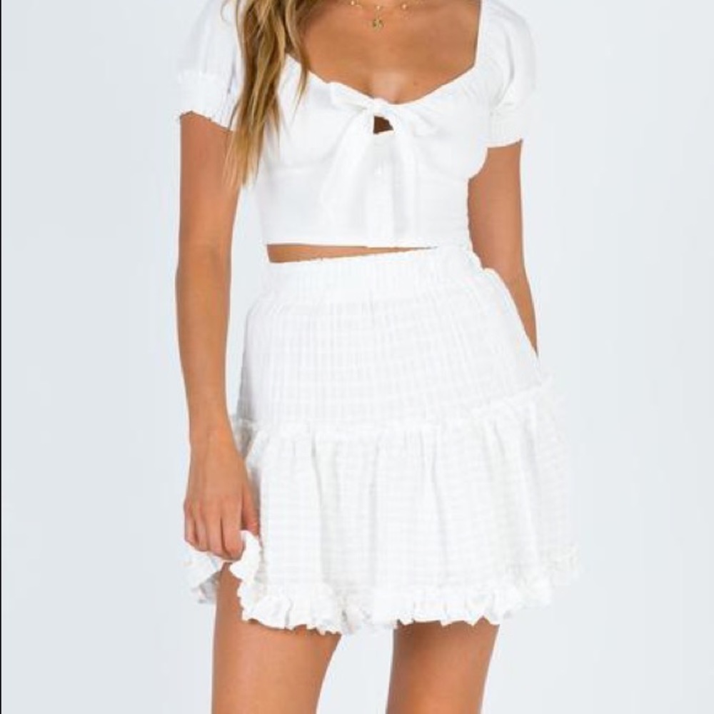 Princess Polly White Skirt